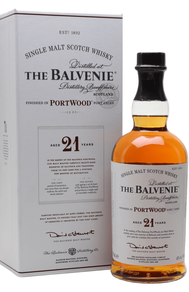 Balvenie 21 Year Old Port Wood 70cl / 40% - Spades Wines & Spirits 