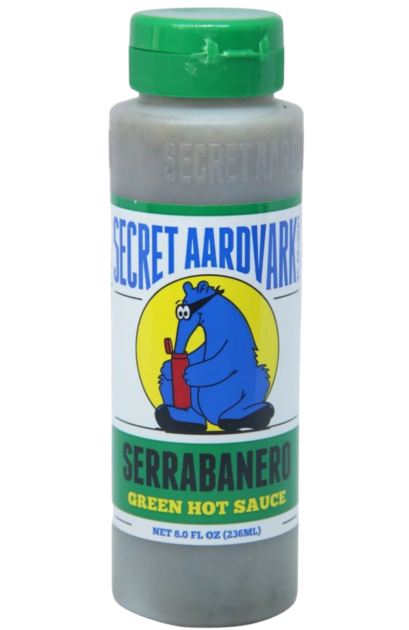 Secret Aardvark - Serrabanero Green Hot Sauce 236ml