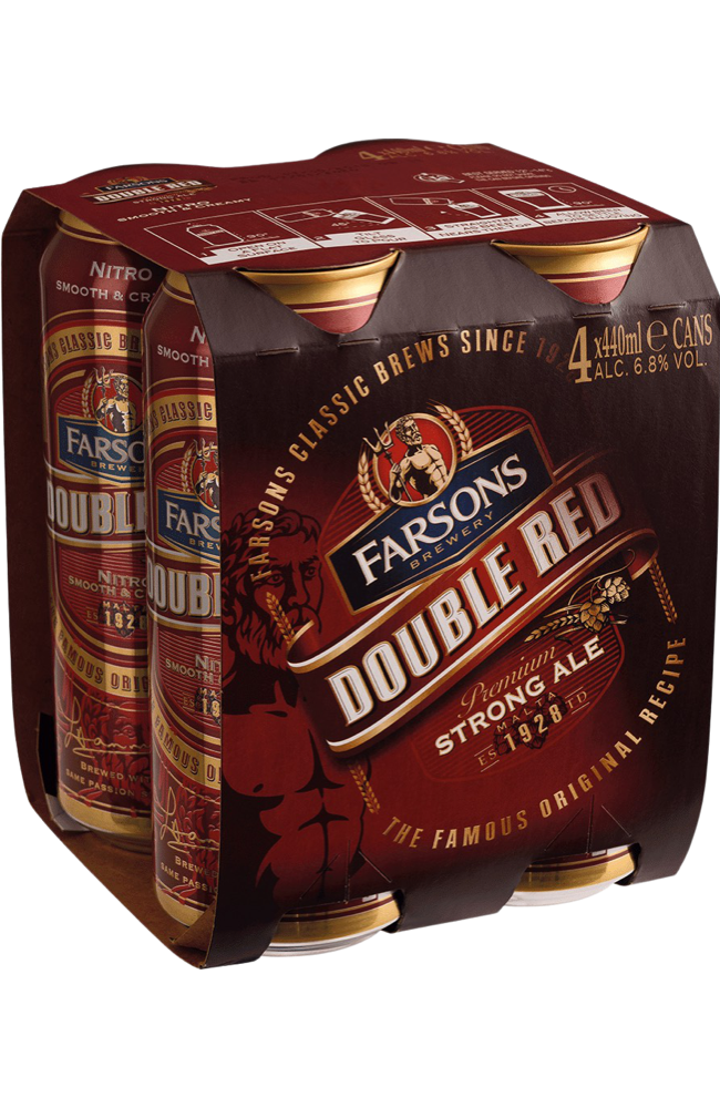 Farsons Double Red Label 44cl x 4 pack