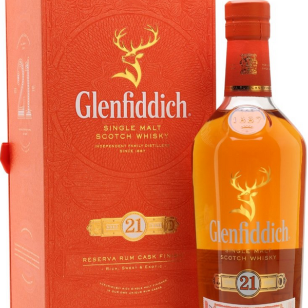 Glenfiddich 21 Year Old Reserva Rum Cask Finish 40% 70cl – Spades