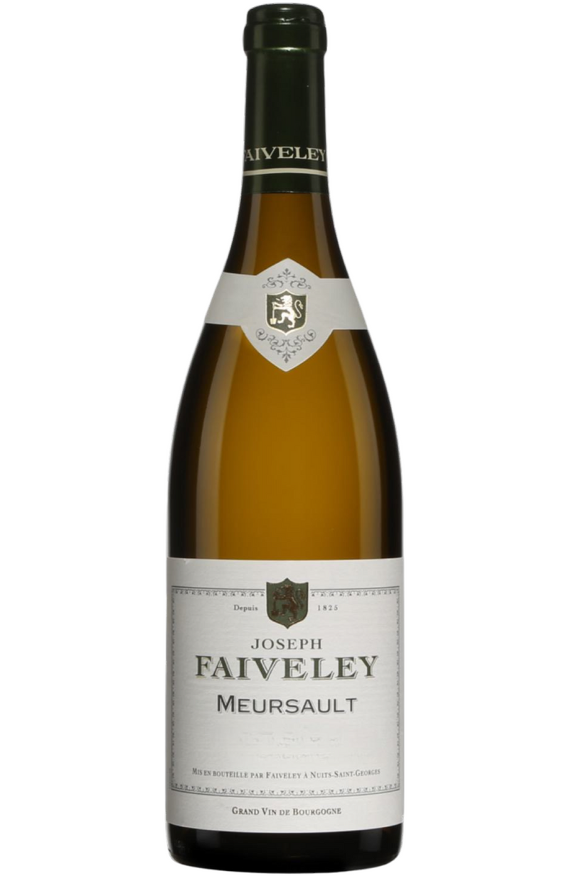 Joseph Faiveley - Meursault, 70cl bottle available at Spades Wines & Spirits. A luxurious white Burgundy crafted from Chardonnay grapes, hailing from the renowned Meursault appellation. It presents a bright golden color, with complex aromas of ripe stone fruits, hazelnuts, and a touch of butter. On the palate, it is rich and full-bodied, offering flavors of pear, peach, and a subtle creaminess, balanced by fresh acidity. A perfect pairing with lobster, poultry in cream sauce, or rich cheeses.