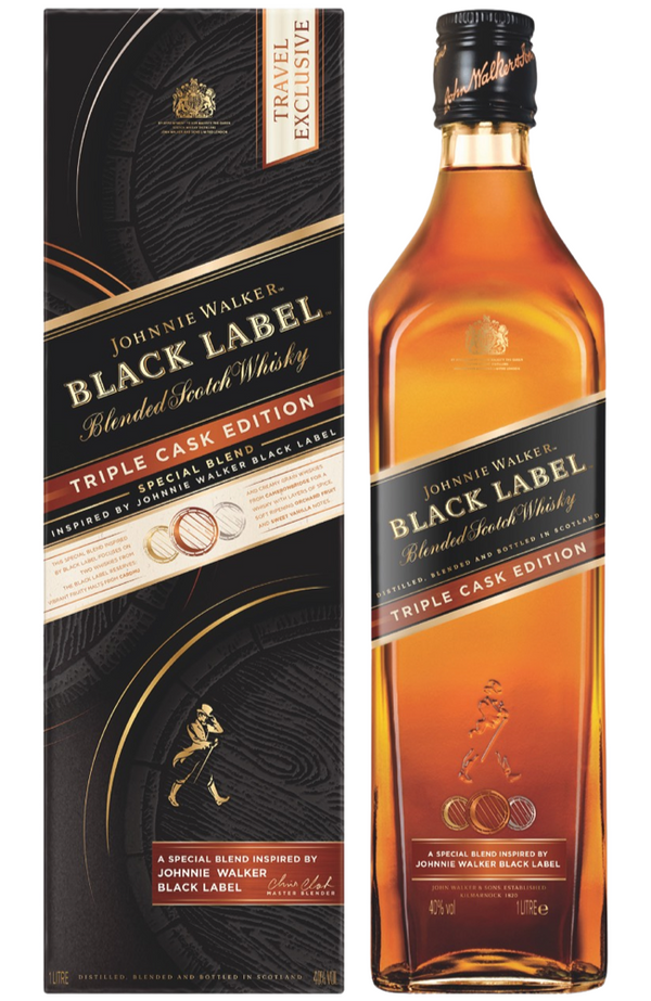 Johnnie Walker Black Triple Cask +GB 40% 1Ltr | Buy Whisky Malta 