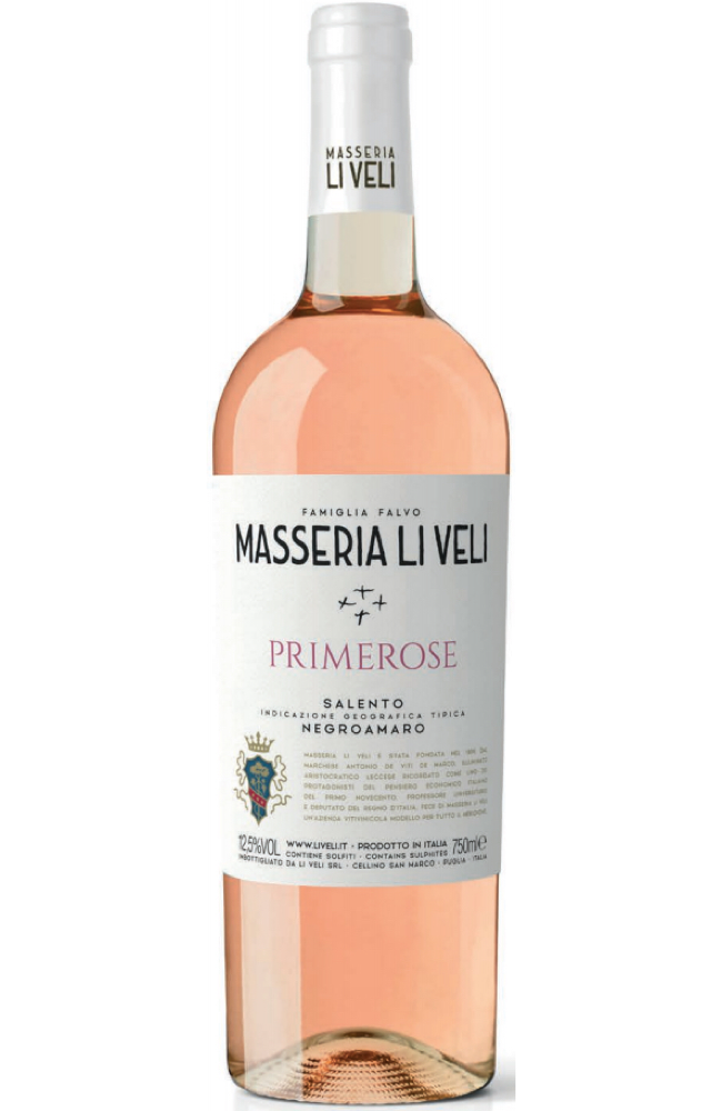 Negromaro Rose Salento IGT  75Cl - “Primerose” Masseria Il Veli - Spades Wines & Spirits 