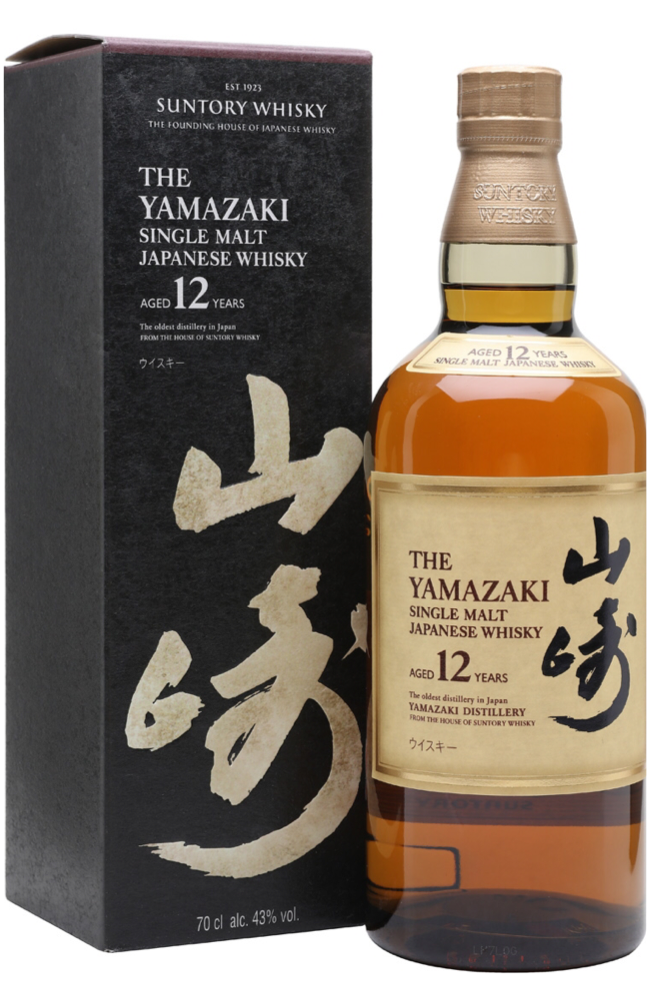 Yamazaki 12 Year Old Suntory Japanese Single Malt Whisky 70cl / 43% (Subject to Availability) - Spades Wines & Spirits 