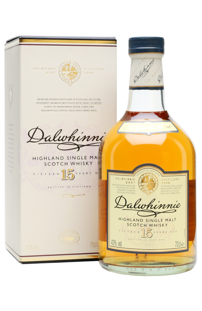 Dalwhinnie 15 Year Old 70cl, 43% | Buy Whisky Malta 