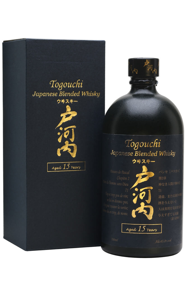 Togouchi 15 YO Japanese Blended Whisky 70cl  43.8% | Buy Whisky Malta 