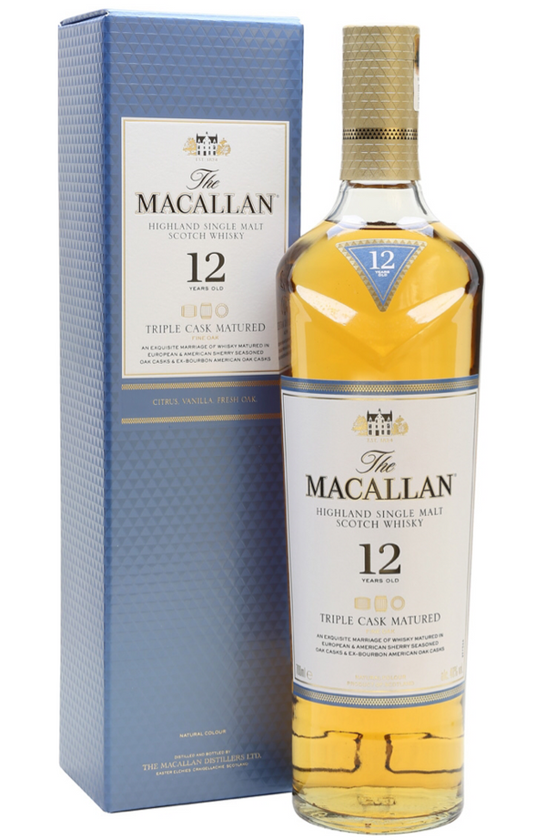 The Macallan 12 year old Triple Cask | Buy Whisky Malta