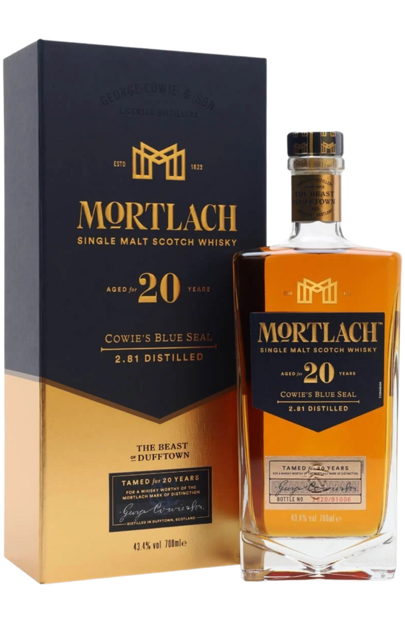 Mortlach 20 Years + GB 43,4% 70cl
