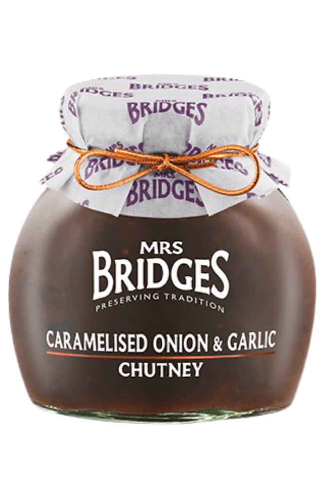 Mrs Bridges - Caramelised Onion & Garlic Chutney 300g