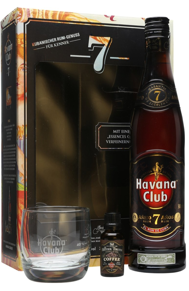 Havana Club Anejo 7 Anos + Glass 40% / 70cl | Buy Rum Malta 
