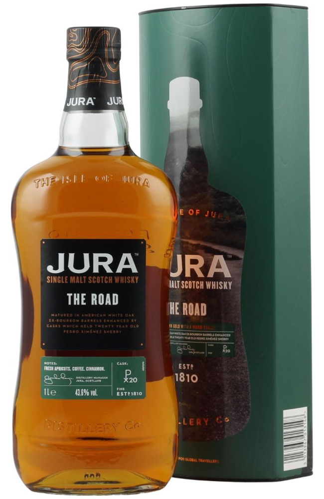 Isle Of Jura The Road + GB 43.6% 1Ltr | Buy Whisky Malta 