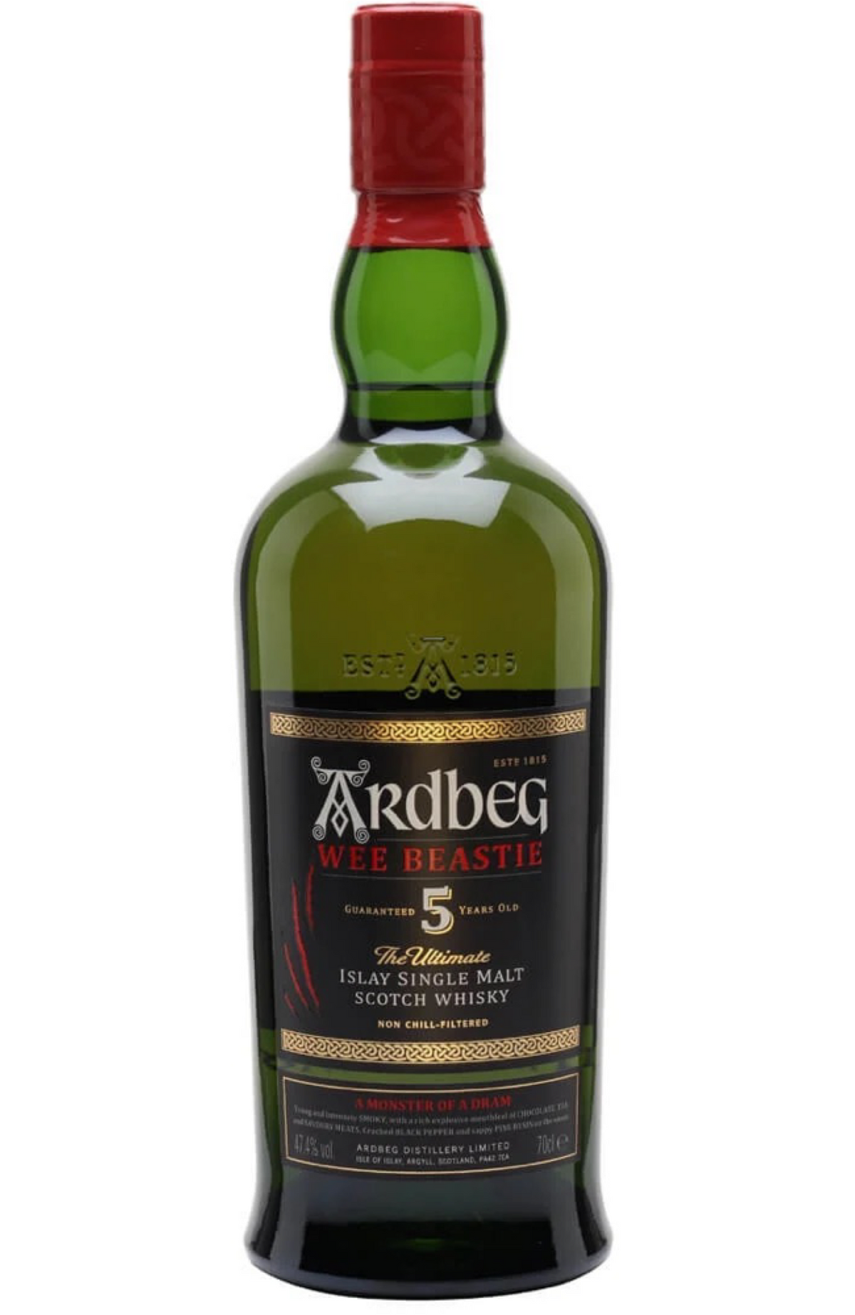Ardbeg 5 Years Wee Beastie 47,4% 70cl – Spades Wine & Spirits Ardbeg 5 Years Wee Beastie 47,4% 70cl – Spades Wine & Spirits