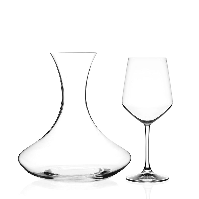 RCR - Universum 1 Decanter + 6 Wine Glasses set of 7