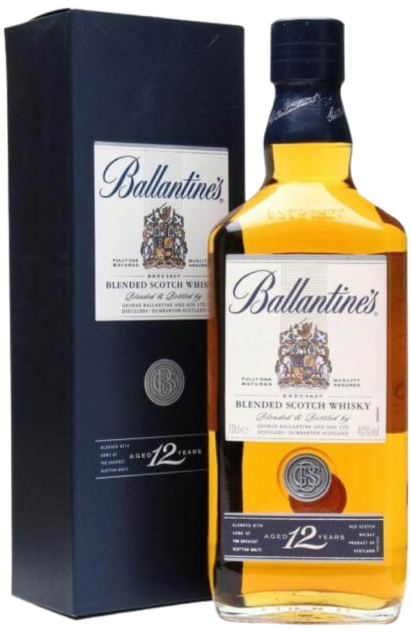 Ballantine's 12 YO 70cl 40% + GB | Buy Whisky Malta 