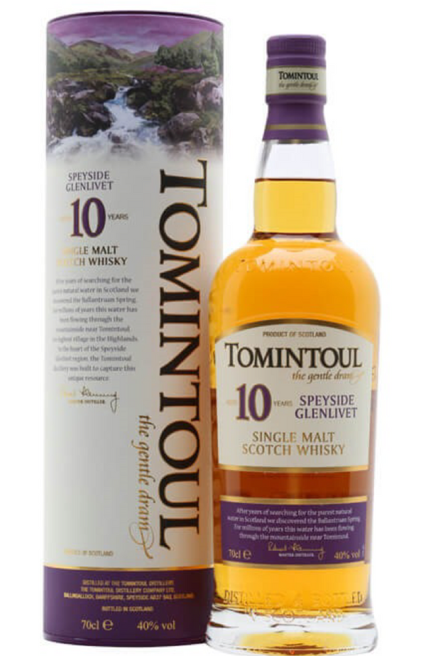 Tomintoul 10 Years + GB 40% 70cl