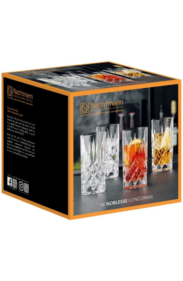 Nachtmann - Noblesse Long Drink Set Of 4 Glasses | Buy Whisky Malta 