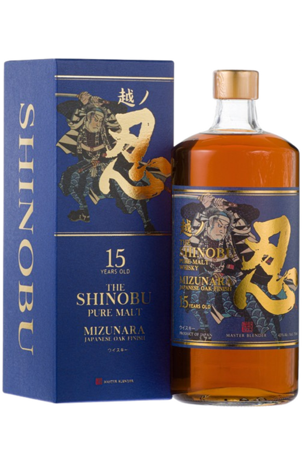 Shinobu 15 Years + GB 43% 70cl