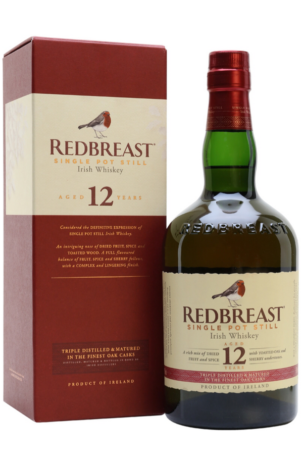 Redbreast 12 Year Old Single Pot Still Irish Whiskey | Buy Whisky Malta