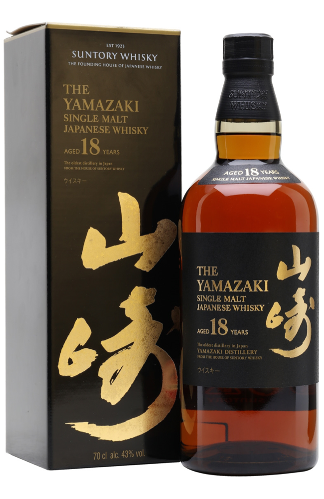 Suntory Yamazaki 18 Year Old Japanese Single Malt Whisky 70cl / 43%. Buy Whisky Malta 