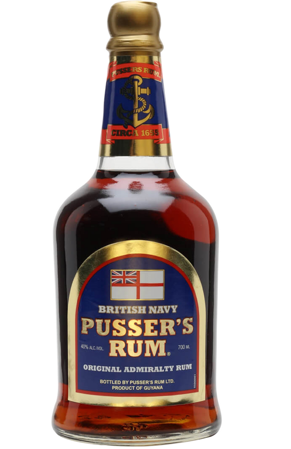 Pusser's Navy Rum Original Admiralty Rum Blue Label 40% 70cl | Buy Rum Malta 