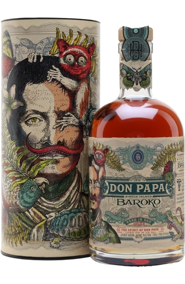 Don Papa Don Papa BAROKO 40% Vol. 0,7l in Giftbox