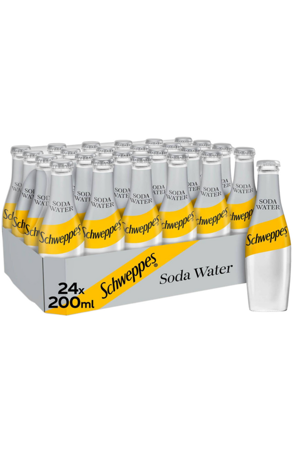 Schweppes Soda Water 200ml x 24 bottles