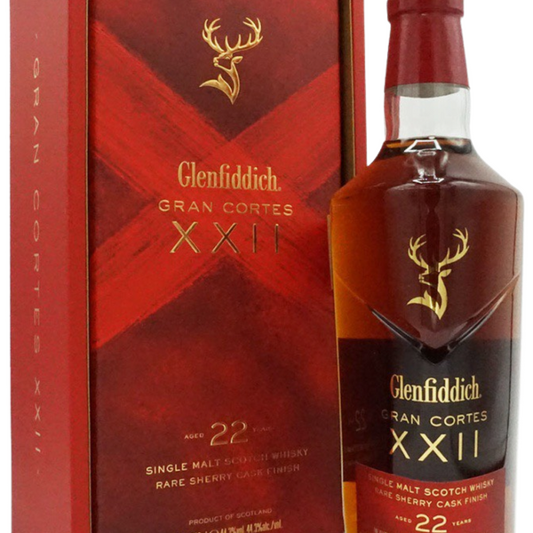 Buy Glenfiddich 22 Year Old Gran Cortes 44.3% 70cl. We