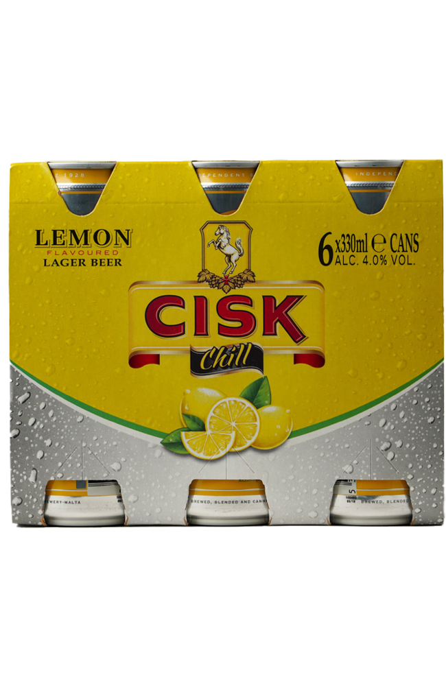 Cisk Chill Lemon 33cl x 6 pack