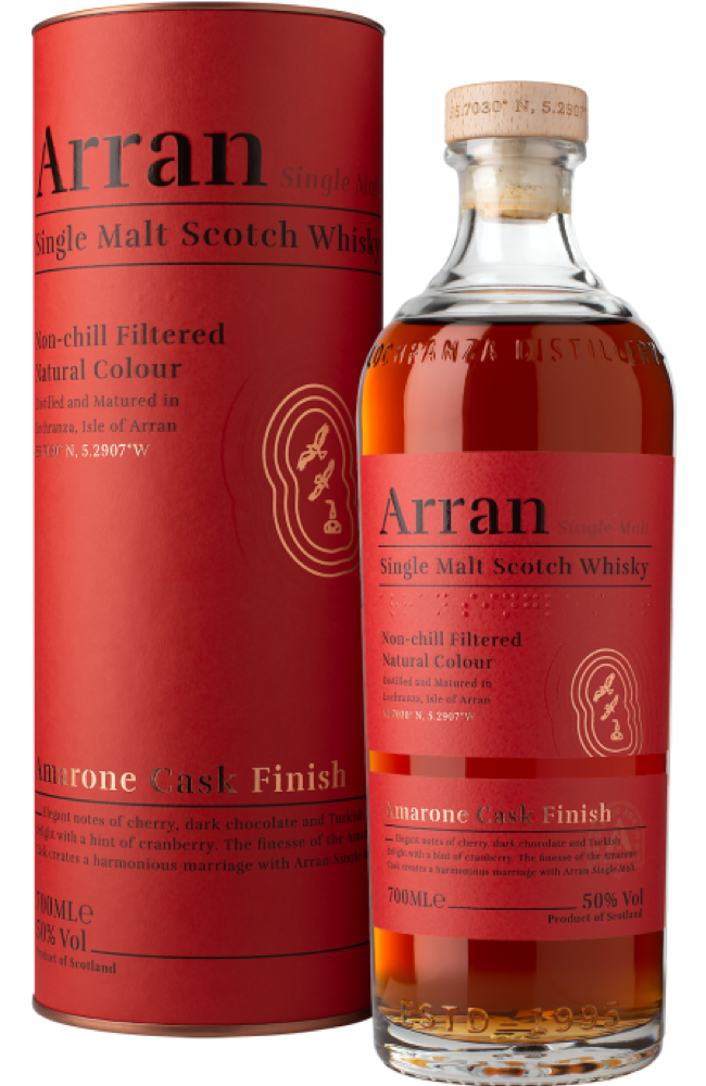 Arran Amarone Cask Finish + GB 50% 70cl | Buy Whisky Malta 