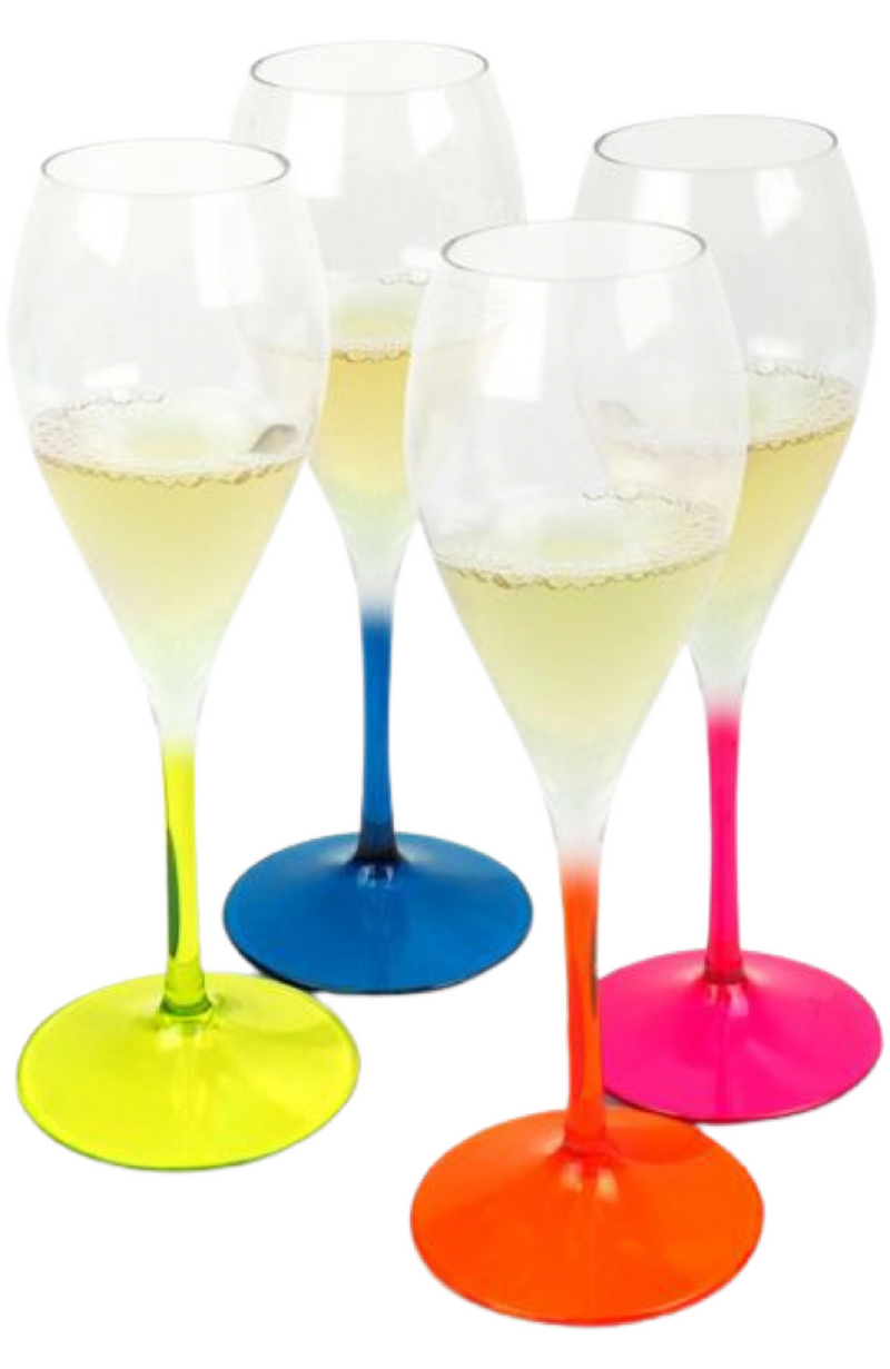 Pullex - Champagne Pool Plastic Glasses 4pcs