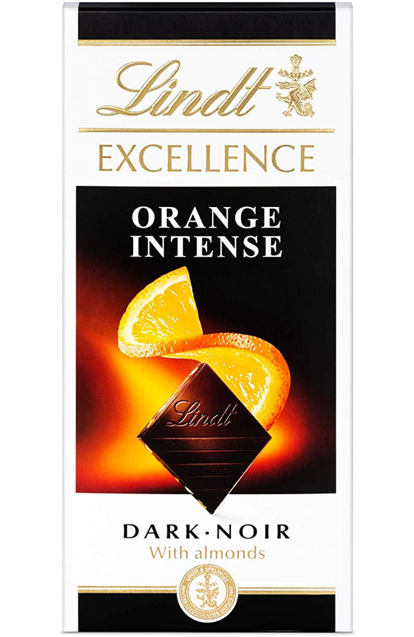 Lindt EXCELLENCE Dark Orange Intense Bar 100g