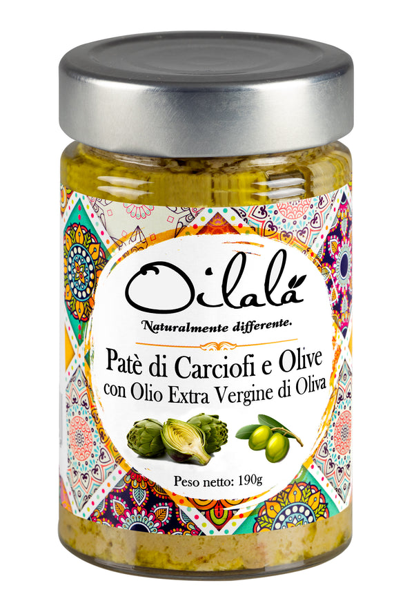 Oilala - Artichokes and olives Tapenade with extra virgin olive oil 190g