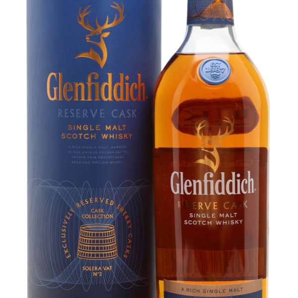 Buy Glenfiddich Reserve Cask + GB 40% 1LTR. We deliver around