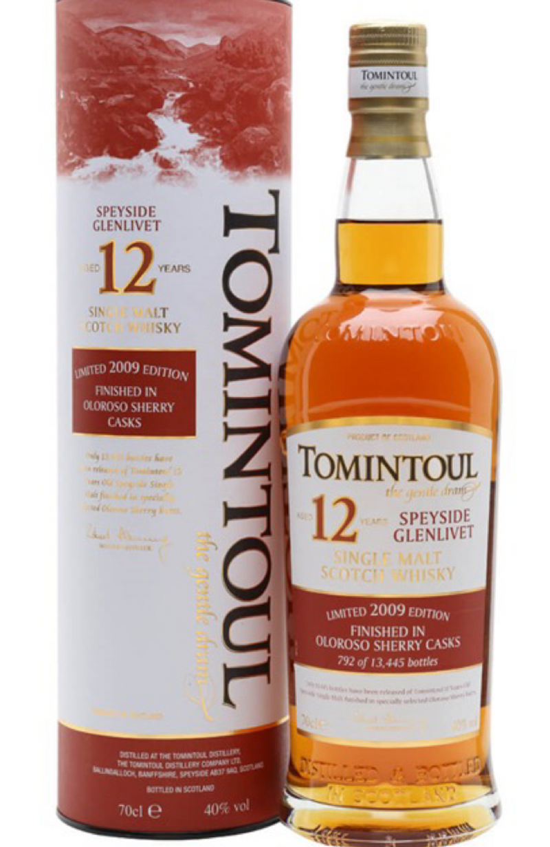 Tomintoul 12 Years Oloroso + GB 40% 70cl
