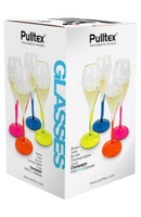 Pullex - Champagne Pool Plastic Glasses 4pcs