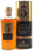 Sibona 5YO Reserva Grappa Di Barolo 44% 50cl