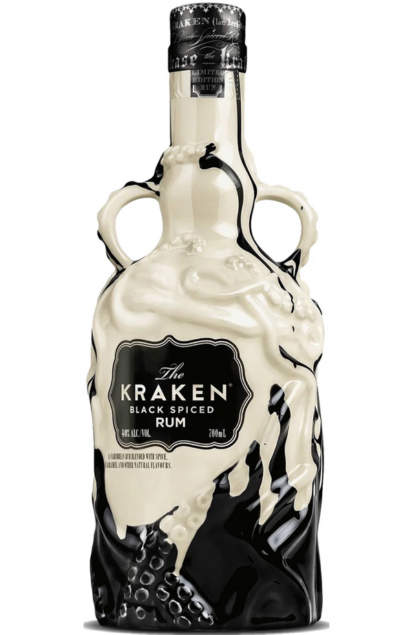 Kraken Black Spiced Ceramic White 40% 70cl | Buy Rum Malta 