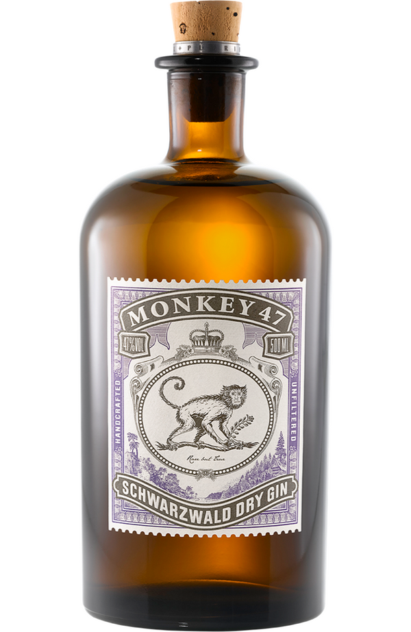 Monkey 47 Dry Gin (50cl, 47%) | - Spades Wines & Spririts | Spirits Malta | Gin Malta | Buy Monkey 47 Gin Malta | Buy Gin Malta