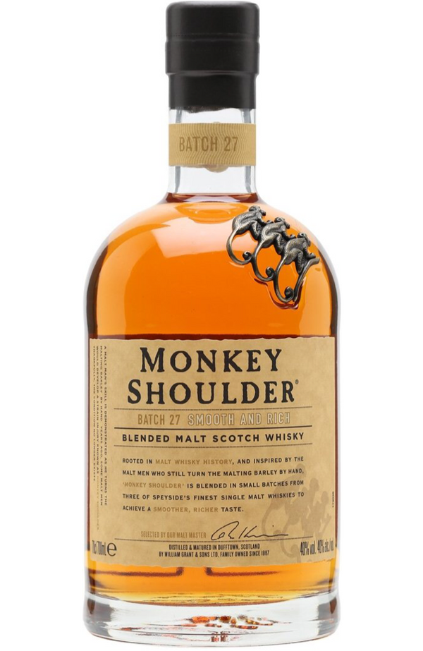 Monkey Shoulder Blended Malt Scotch Whisky 70cl / 40% | Buy Whisky Malta 