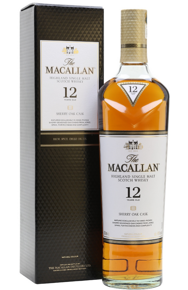 Macallan 12 Years Sherry Cask 70cl | Buy Whisky Malta 