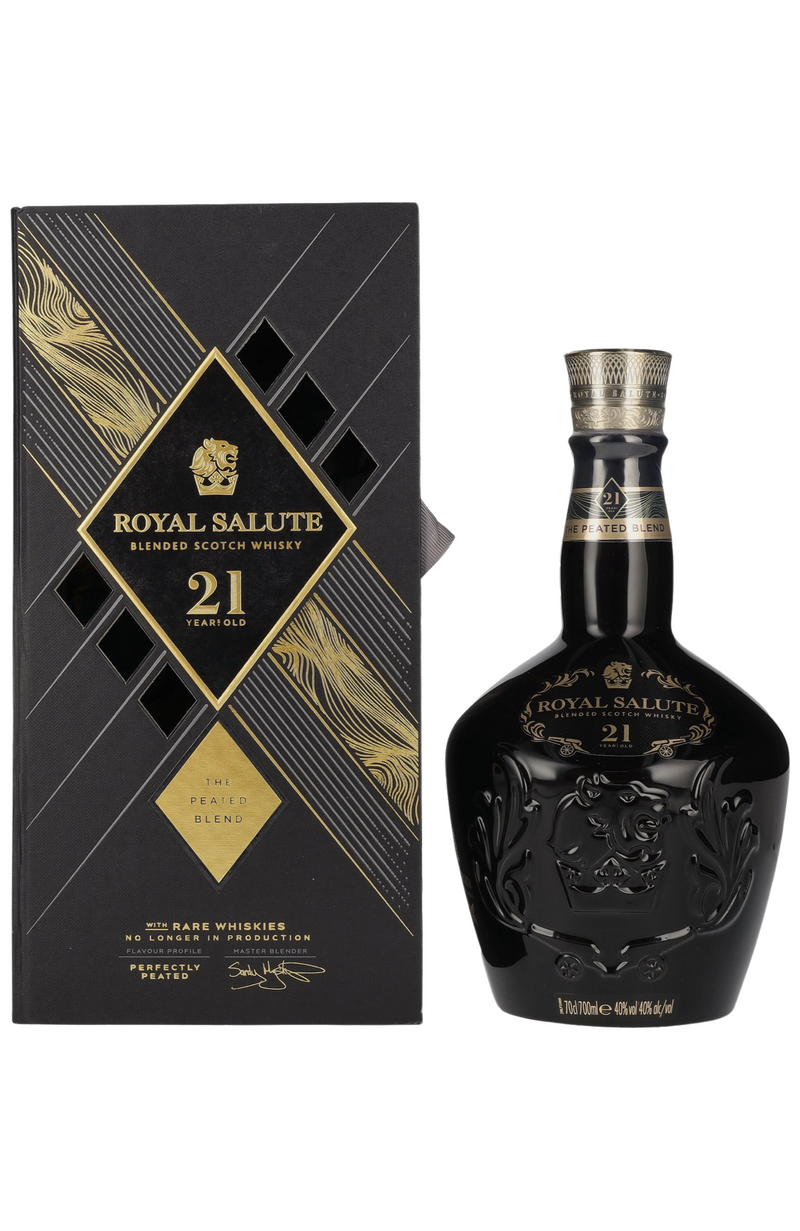 Chivas Regal 21 Years Royal Salute The Peated Blend + GB 40% 70cl Chivas Regal 21 Years Royal Salute The Peated Blend + GB 40% 70cl
