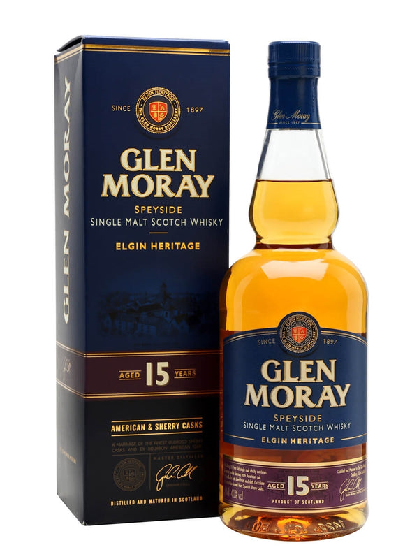Glen Moray 15 Year Old (70cl, 40%) | Buy Whisky Malta 