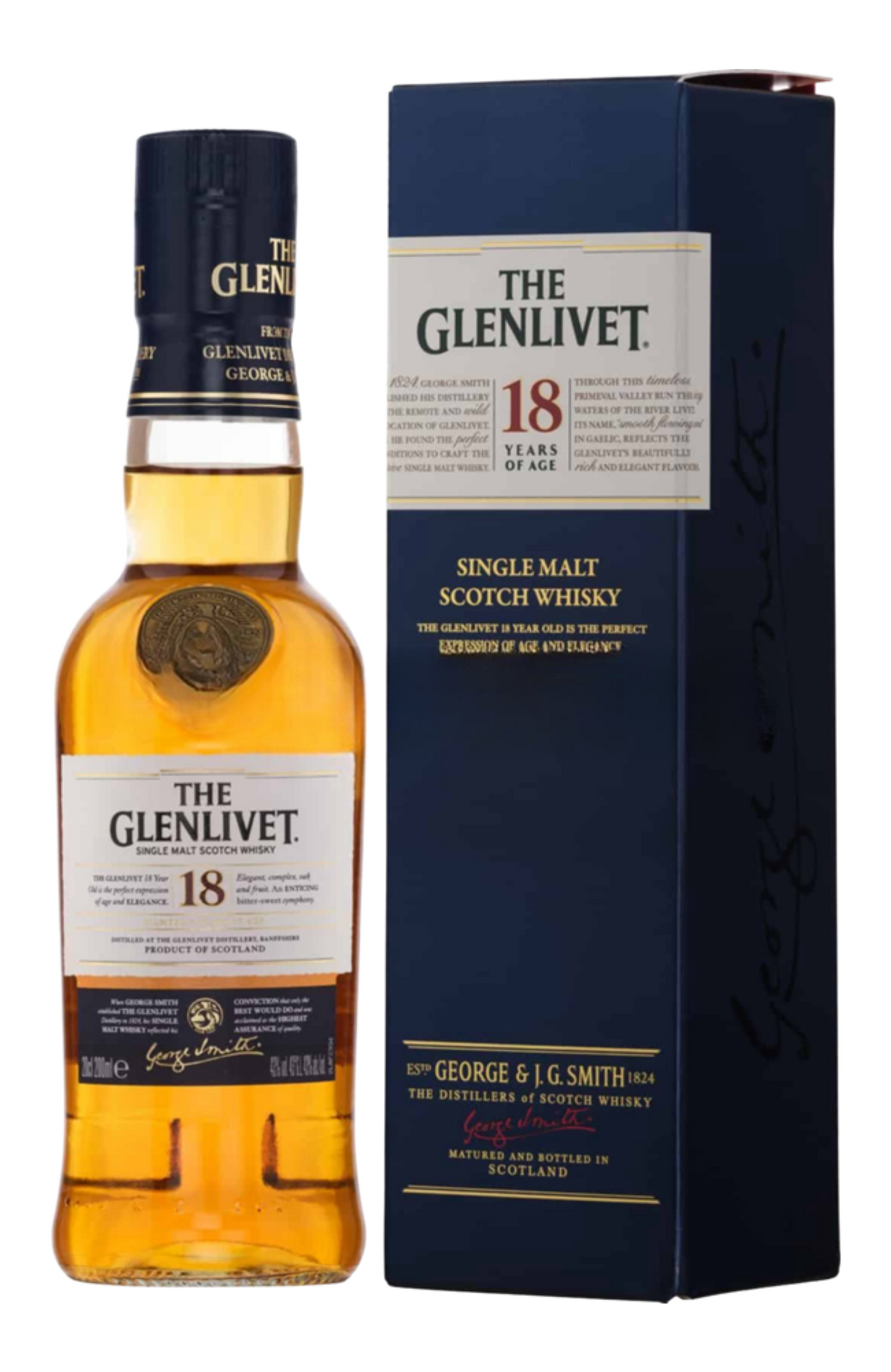 Quarter - Glenlivet 18 Years 20cl – Spades Wine & Spirits | 4000+