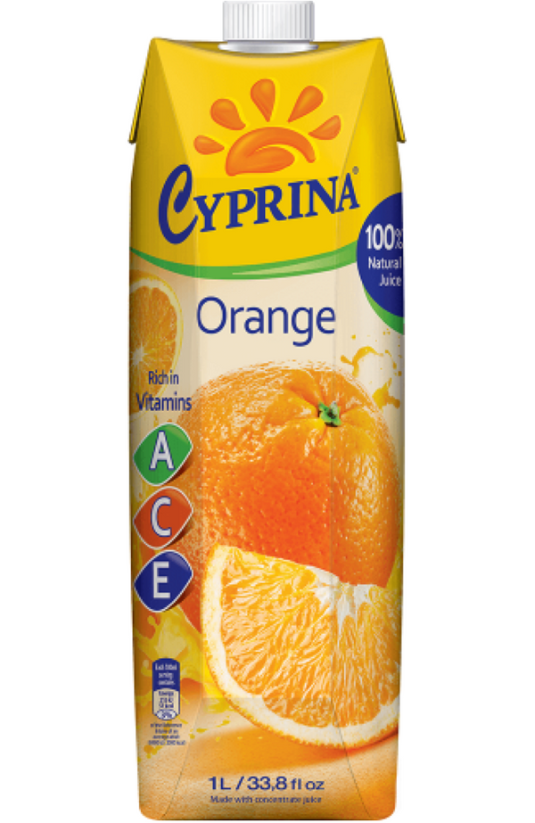 Cyprina Orange Juice 1Ltr