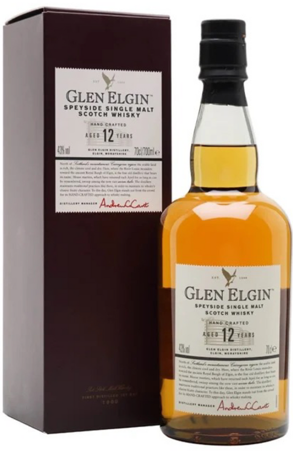 Glen Elgin 12 Years + GB 43% 70cl