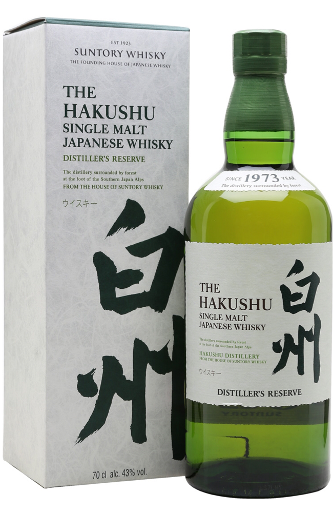 Hakushu Distiller's Reserve Suntory Japanese Single Malt Whisky | Buy Whisky Malta 