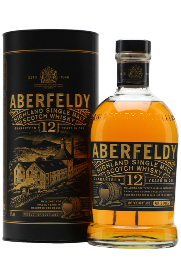 Aberfeldy 12 Years + GB 40% 70cl | Buy Whisky Malta 