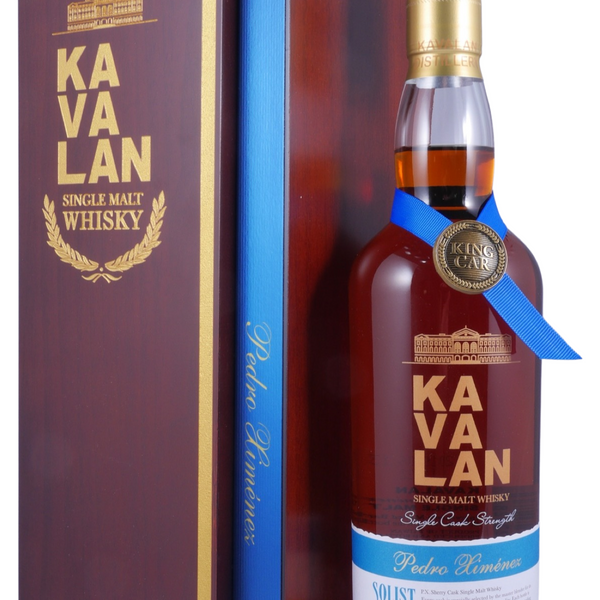 Buy Kavalan Solist PX Sherry Cask + Wooden GB 57,1% 70cl. We