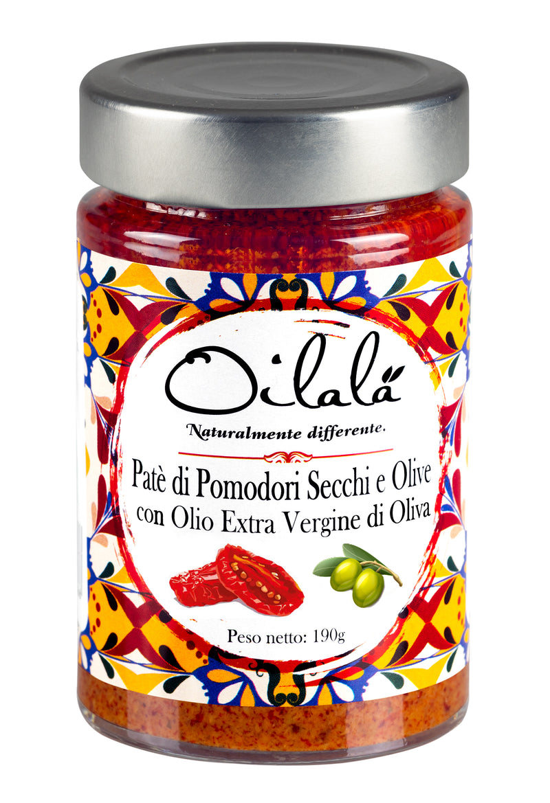 Oilala - Sun dried Tomatoes and olives Tapenade with EVOO 190g