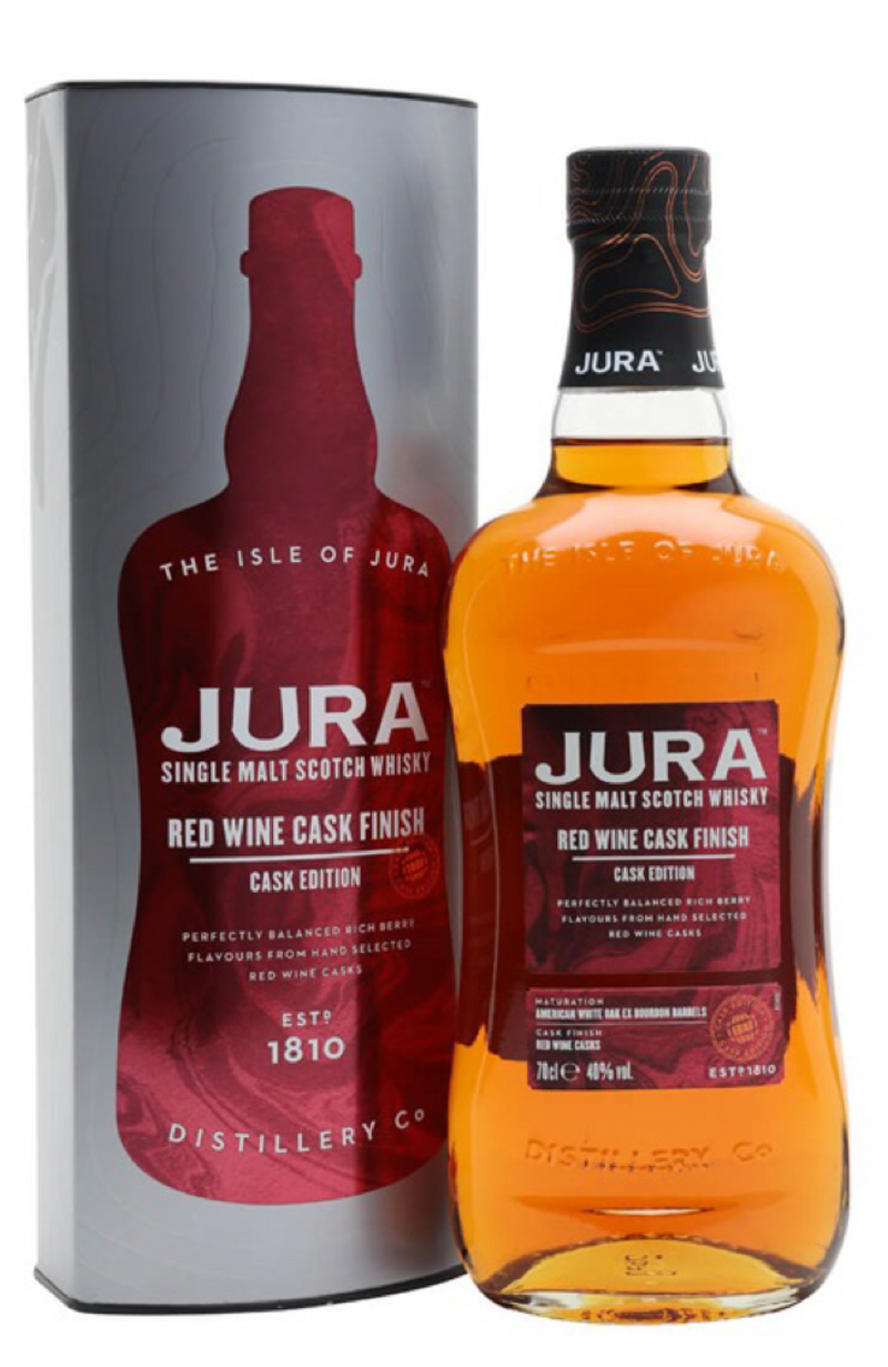Isle Of Jura Red Wine Cask + GB 40% 70cl